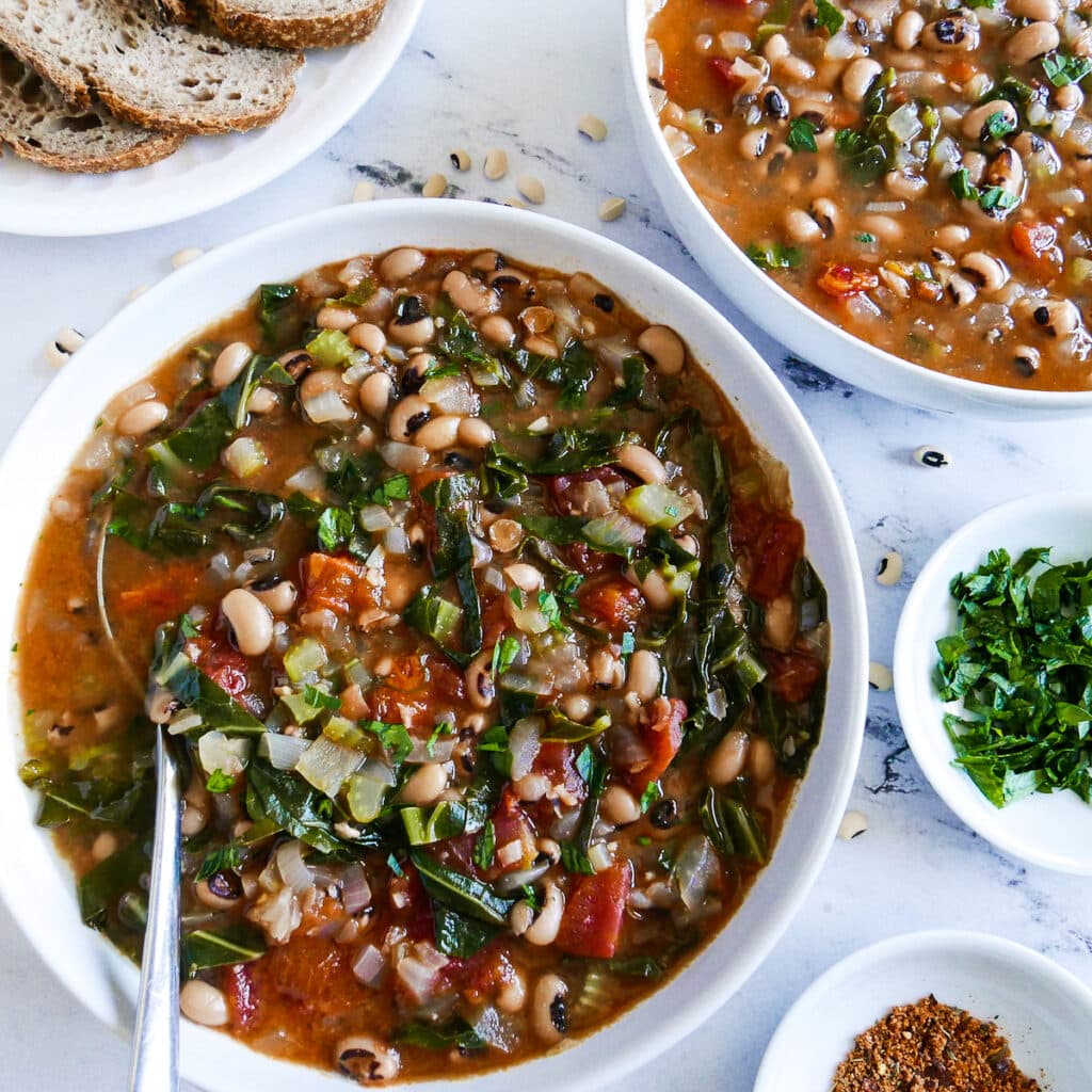 Vegan Black-Eyed Pea Soup - Gastronotherapy